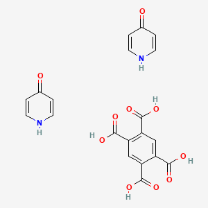 molecular formula C20H16N2O10 B12599985 benzene-1,2,4,5-tetracarboxylic acid;1H-pyridin-4-one CAS No. 898798-39-5