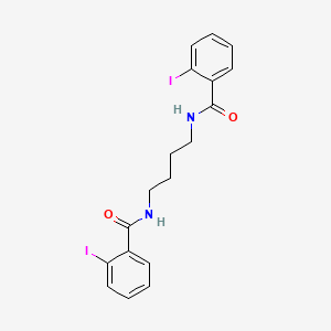 molecular formula C18H18I2N2O2 B12600089 N,N'-(Butane-1,4-diyl)bis(2-iodobenzamide) CAS No. 638195-20-7