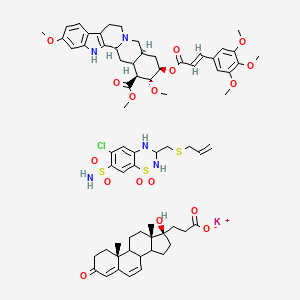 Althiazide, canrenoate potassium, rescinnamine drug combination