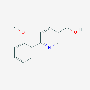 molecular formula C13H13NO2 B12600183 6-(2-Methoxyphenyl)-3-pyridinemethanol 