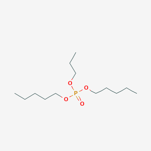 molecular formula C13H29O4P B12600217 Dipentyl propyl phosphate CAS No. 646450-37-5
