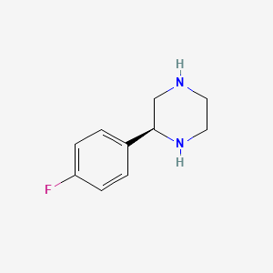 molecular formula C10H13FN2 B12600232 (2S)-2-(4-fluorophenyl)piperazine CAS No. 612507-29-6