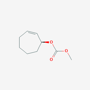 molecular formula C9H14O3 B12600303 (1S)-Cyclohept-2-en-1-yl methyl carbonate CAS No. 627853-99-0