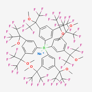Sodium tetrakis[3,5-bis(2-methoxyhexafluoro-2-propyl)phenyl]borate