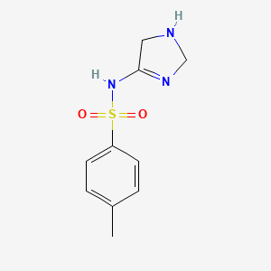 molecular formula C10H13N3O2S B12600370 N-(2,5-Dihydro-1H-imidazol-4-yl)-4-methylbenzene-1-sulfonamide CAS No. 902335-98-2
