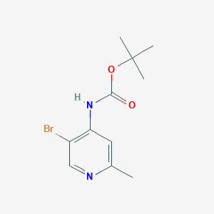 molecular formula C11H15BrN2O2 B12600385 (5-Bromo-2-methyl-pyridin-4-YL)-carbamic acid tert-butyl ester CAS No. 886371-87-5