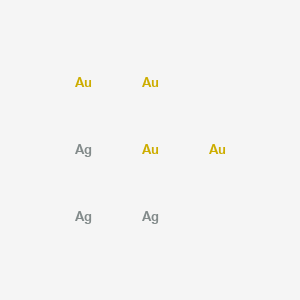 molecular formula Ag3Au4 B12600388 Gold;silver CAS No. 612490-38-7