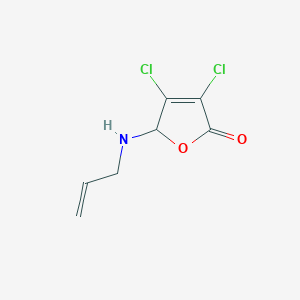 molecular formula C7H7Cl2NO2 B12600436 2(5H)-Furanone, 3,4-dichloro-5-(2-propenylamino)- CAS No. 647832-08-4
