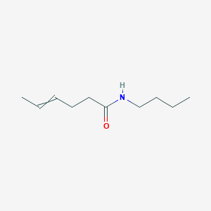 molecular formula C10H19NO B12600473 N-Butylhex-4-enamide CAS No. 647027-64-3