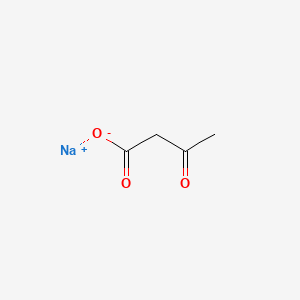 molecular formula C4H6NaO3 B1260053 Sodium acetoacetate CAS No. 623-58-5