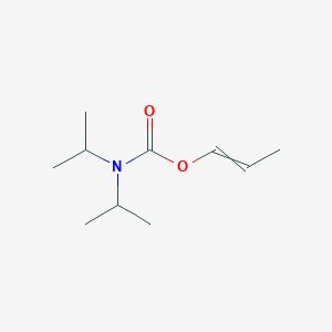 molecular formula C10H19NO2 B12600540 Prop-1-en-1-yl dipropan-2-ylcarbamate CAS No. 648927-71-3