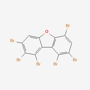 molecular formula C12H2Br6O B12600568 1,2,3,6,8,9-Hexabromodibenzo[b,d]furan CAS No. 617708-23-3