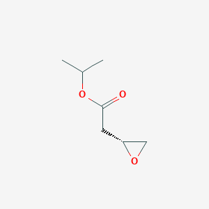 molecular formula C7H12O3 B12600667 Propan-2-yl [(2R)-oxiran-2-yl]acetate CAS No. 872871-65-3