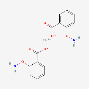 molecular formula C14H12CaN2O6 B1260093 Calcium aminosalicylate 