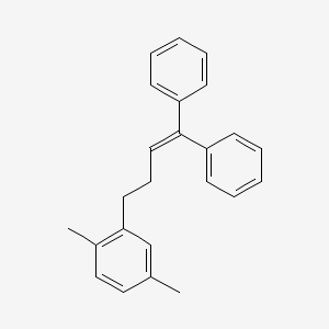 molecular formula C24H24 B12600944 2-(4,4-Diphenyl-3-butenyl)-p-xylene CAS No. 649556-16-1