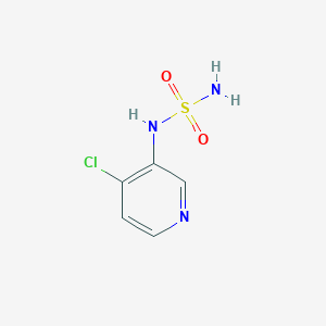 molecular formula C5H6ClN3O2S B12600952 N-(4-Chloropyridin-3-yl)sulfuric diamide CAS No. 902301-84-2