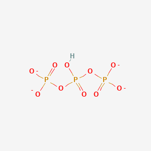 molecular formula HO10P3-4 B1260096 [Hydroxy(phosphonatooxy)phosphoryl] phosphate 