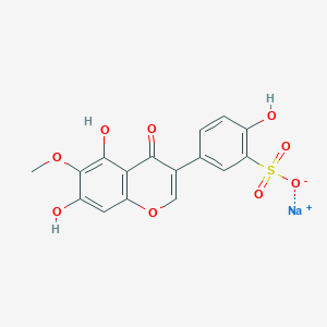 molecular formula C16H11NaO9S B1260099 Tectorigenin sodium sulfonate 