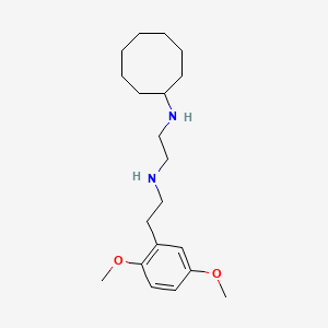 molecular formula C20H34N2O2 B12600996 N'-cyclooctyl-N-[2-(2,5-dimethoxyphenyl)ethyl]ethane-1,2-diamine CAS No. 627524-72-5