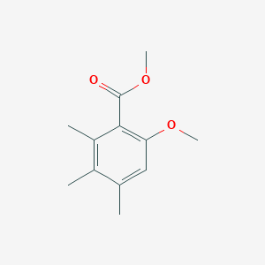 molecular formula C12H16O3 B12600997 Methyl 6-methoxy-2,3,4-trimethylbenzoate CAS No. 917592-80-4