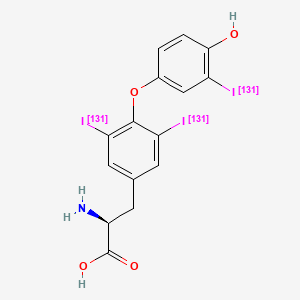 molecular formula C15H12I3NO4 B1260107 Liothyronine I-131 CAS No. 20196-64-9