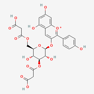 Pelargonidin 3-O-3'',6''-O-dimalonylglucoside