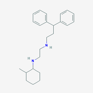 molecular formula C24H34N2 B12601547 N-(3,3-diphenylpropyl)-N'-(2-methylcyclohexyl)ethane-1,2-diamine CAS No. 627519-65-7