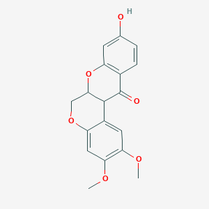 molecular formula C18H16O6 B1260158 9-Demethylmunduserone 