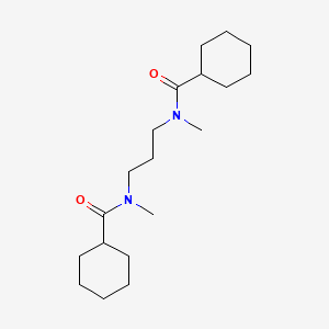 molecular formula C19H34N2O2 B12601638 N,N'-(Propane-1,3-diyl)bis(N-methylcyclohexanecarboxamide) CAS No. 886576-01-8