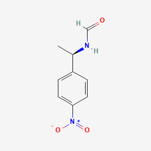 molecular formula C9H10N2O3 B12601693 N-[(1R)-1-(4-nitrophenyl)ethyl]formamide CAS No. 650608-24-5