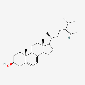 (3S,10R,13R)-10,13-dimethyl-17-[(Z,2R)-5-propan-2-ylhept-5-en-2-yl]-2,3,4,9,11,12,14,15,16,17-decahydro-1H-cyclopenta[a]phenanthren-3-ol