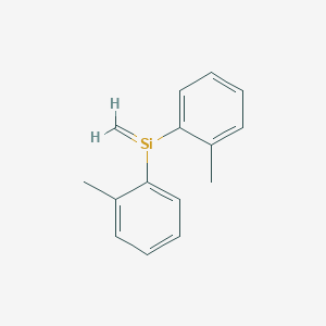 molecular formula C15H16Si B12601811 Methylidenebis(2-methylphenyl)silane CAS No. 646522-53-4