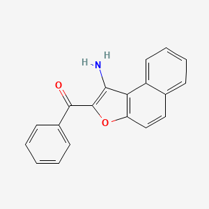 molecular formula C19H13NO2 B12601815 Methanone, (1-aminonaphtho[2,1-b]furan-2-yl)phenyl- CAS No. 650636-40-1