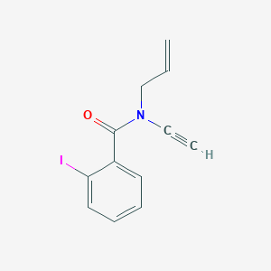 molecular formula C12H10INO B12601832 N-Ethynyl-2-iodo-N-(prop-2-en-1-yl)benzamide CAS No. 646029-28-9