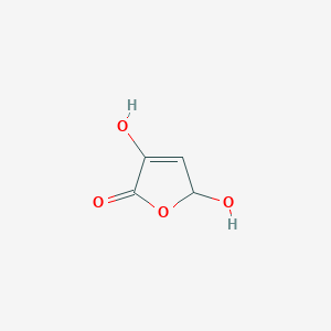 molecular formula C4H4O4 B1260185 3,5-Dihydroxyfuran-2(5H)-one 