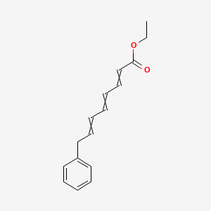 molecular formula C16H18O2 B12601877 Ethyl 8-phenylocta-2,4,6-trienoate CAS No. 646533-91-7