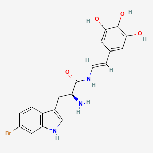 molecular formula C19H18BrN3O4 B1260190 Clionamide CAS No. 68835-91-6