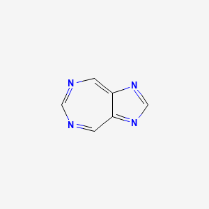 molecular formula C6H4N4 B1260191 Imidazo[4,5-e][1,3]diazepine 