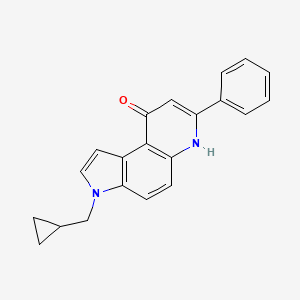 3-(cyclopropylmethyl)-7-phenyl-6H-pyrrolo[3,2-f]quinolin-9-one