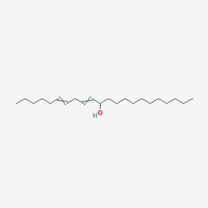 molecular formula C22H42O B12601976 Docosa-6,9-dien-11-ol CAS No. 649561-49-9