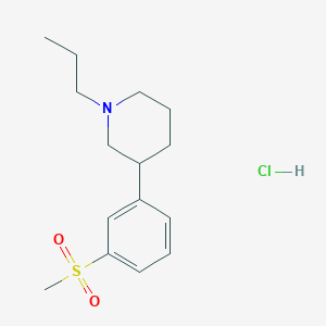 molecular formula C15H24ClNO2S B1260203 OSU-6162 hydrochloride 