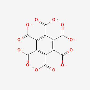 molecular formula C12O12-6 B1260204 Mellitic acid hexaanion 