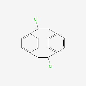 molecular formula C16H14Cl2 B1260207 2,8-二氯-三环[8.2.2.24,7]十六烷-4,6,10,12,13,15-六烯 CAS No. 28804-46-8