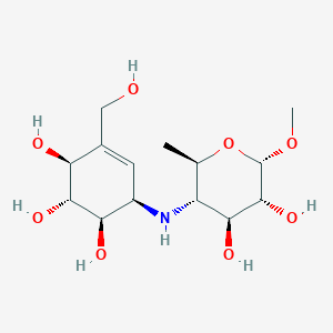 molecular formula C14H25NO8 B126021 Acarviosin CAS No. 141902-24-1