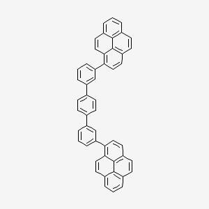 molecular formula C50H30 B12602126 1-[3-[4-(3-Pyren-1-ylphenyl)phenyl]phenyl]pyrene CAS No. 918654-66-7
