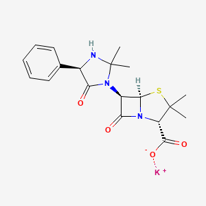 molecular formula C19H22KN3O4S B1260220 Hetacillin potassium CAS No. 5321-32-4