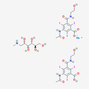 molecular formula C31H38I6N5NaO15 B1260221 Telebrix 38 CAS No. 37244-85-2