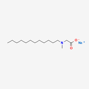 molecular formula C15H30NNaO2 B1260222 月桂酰肌氨酸钠 CAS No. 7631-98-3