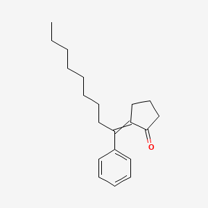 molecular formula C20H28O B12602265 2-(1-Phenylnonylidene)cyclopentan-1-one CAS No. 917762-99-3