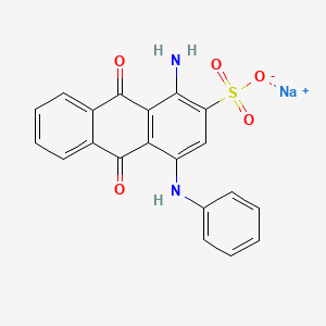 molecular formula C20H13N2NaO5S B1260227 Acid Blue 25 CAS No. 6408-78-2